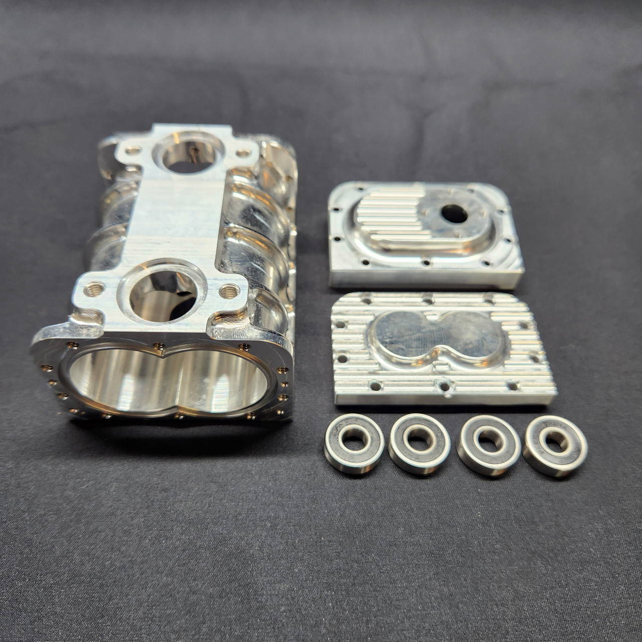 1/4 Scale V8 Billet Supercharger Body Set