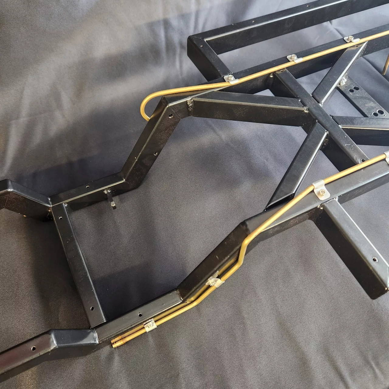 1/4 Scale AC Cobra Chassis with Conley V8 Mounts, Arms, Fuel and Brake lines