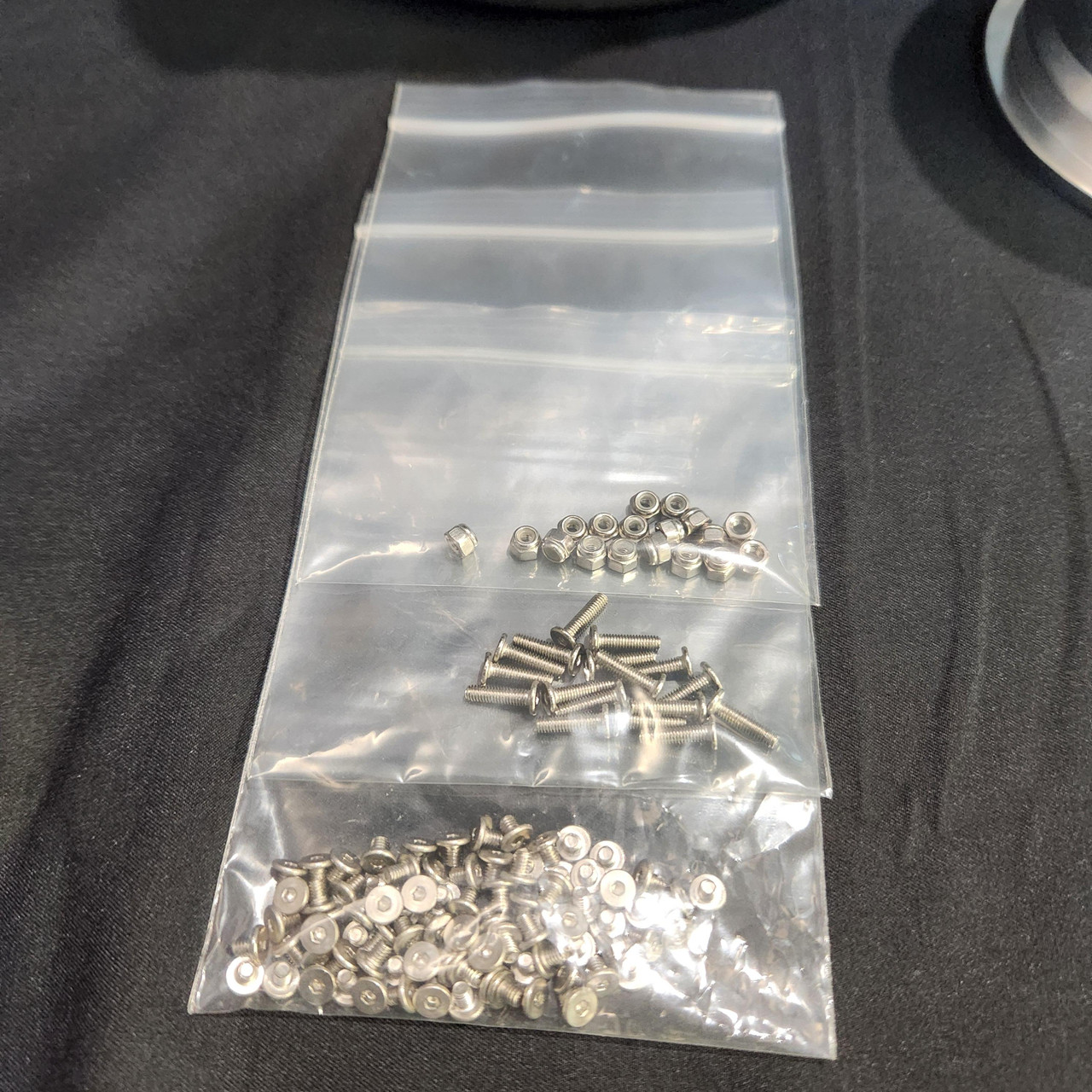 1/4 Scale 3" Inch Wheel & Tire Set Multi Spoke Chrome / Chrome (4)