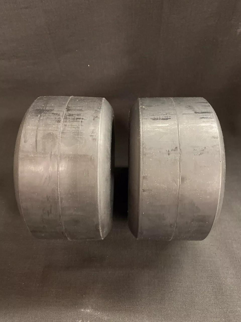 1/4 Scale Wheel & Tire Set 5 Spoke Black / Chrome (4)