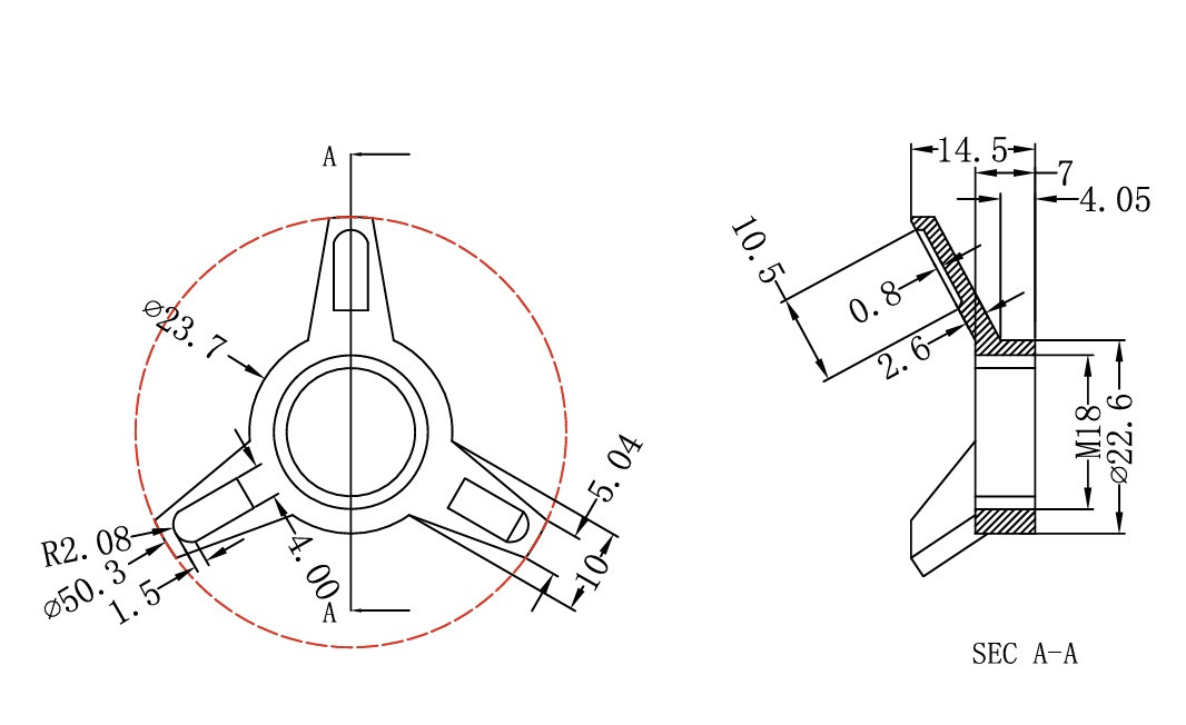 1/4 Scale Knock Off Wheel nuts (2)
