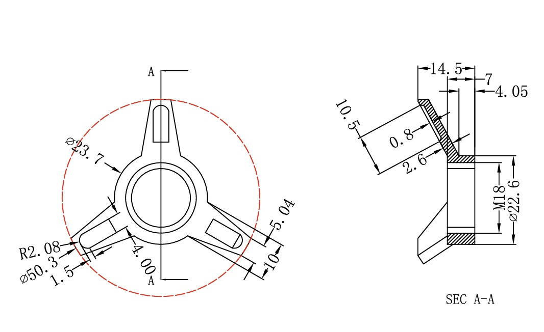 1/4 Scale Knock Off Wheel nuts (2)