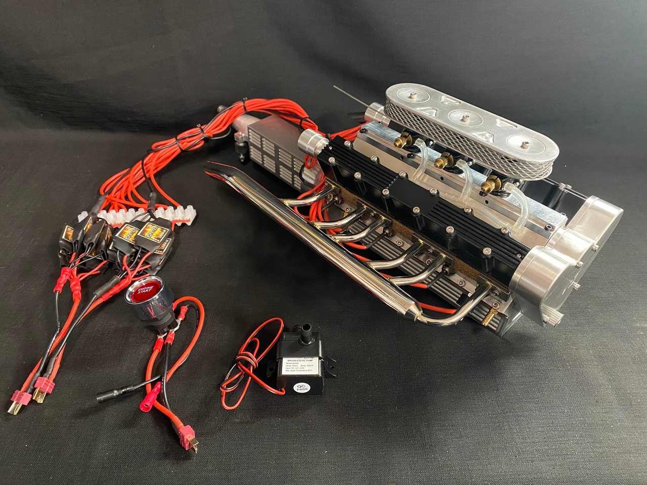 1/4 Scale V12 Nitro Powered Engine