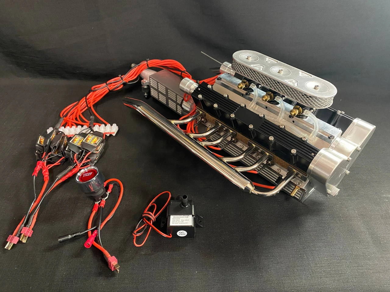 1/4 Scale V12 Nitro Powered Engine