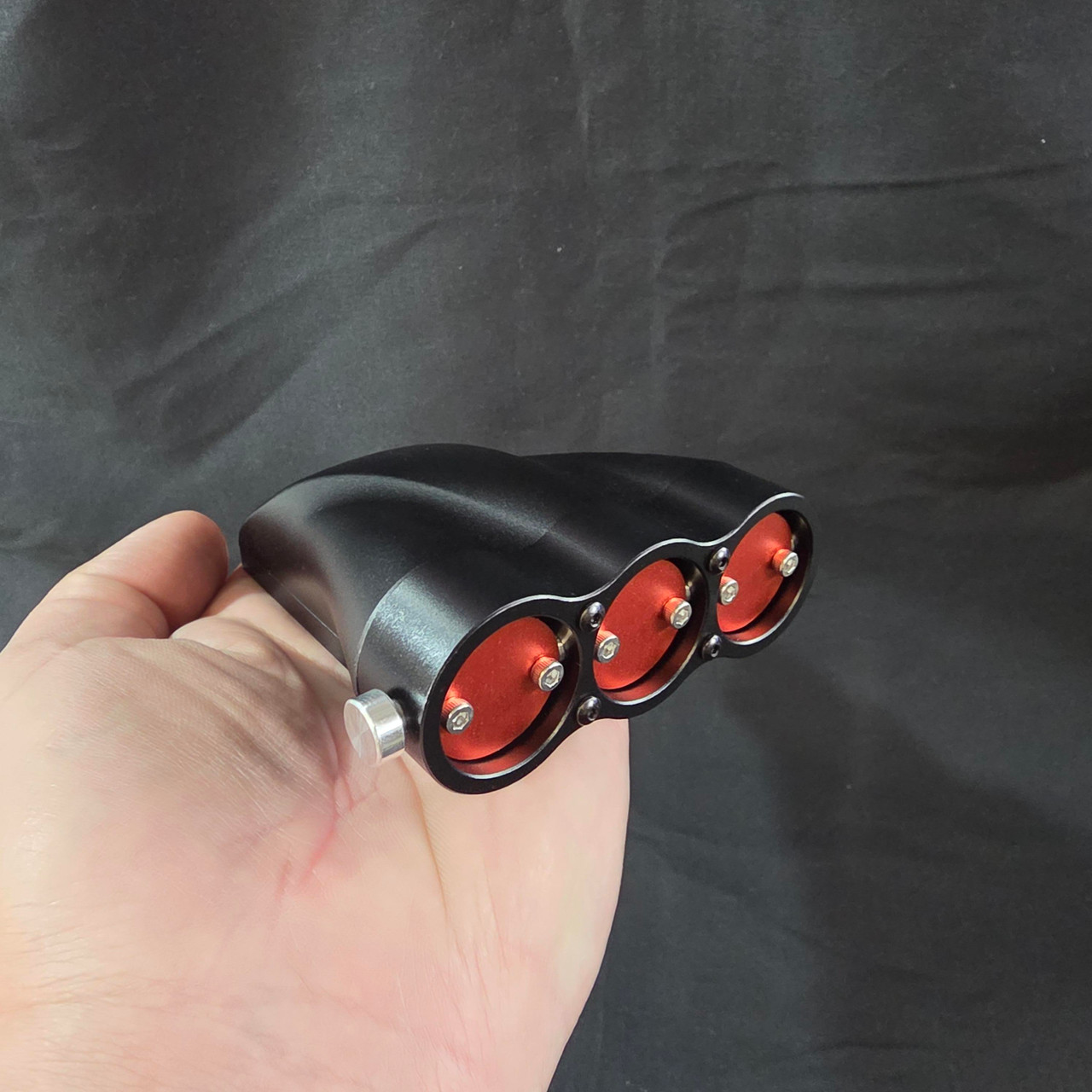 1/4 Scale V8 Aluminium Triple Injector Hat Black