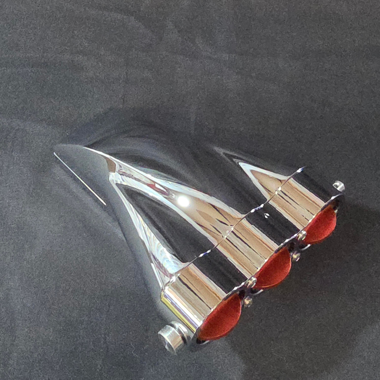1/4 Scale V8 Aluminium Triple Injector Hat Chrome