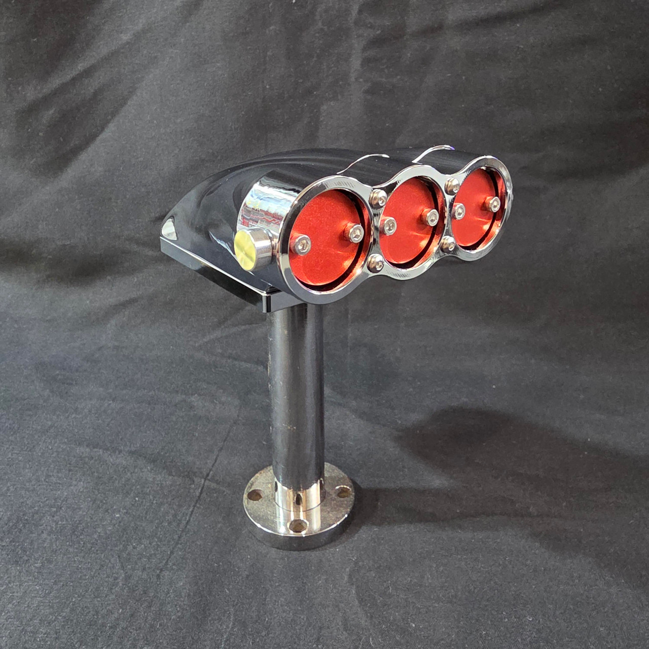 1/4 Scale V8 Aluminium Triple Injector Hat Chrome