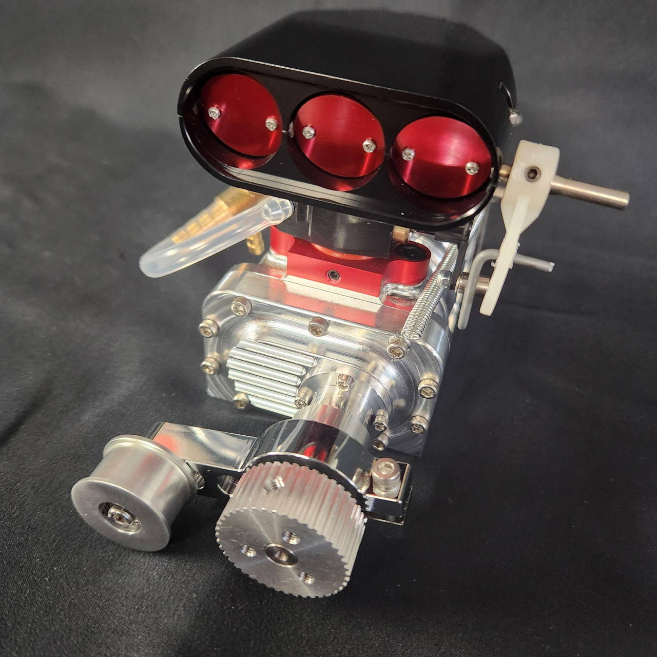 1/4 Scale V8 Supercharger Set with Black Scoop
