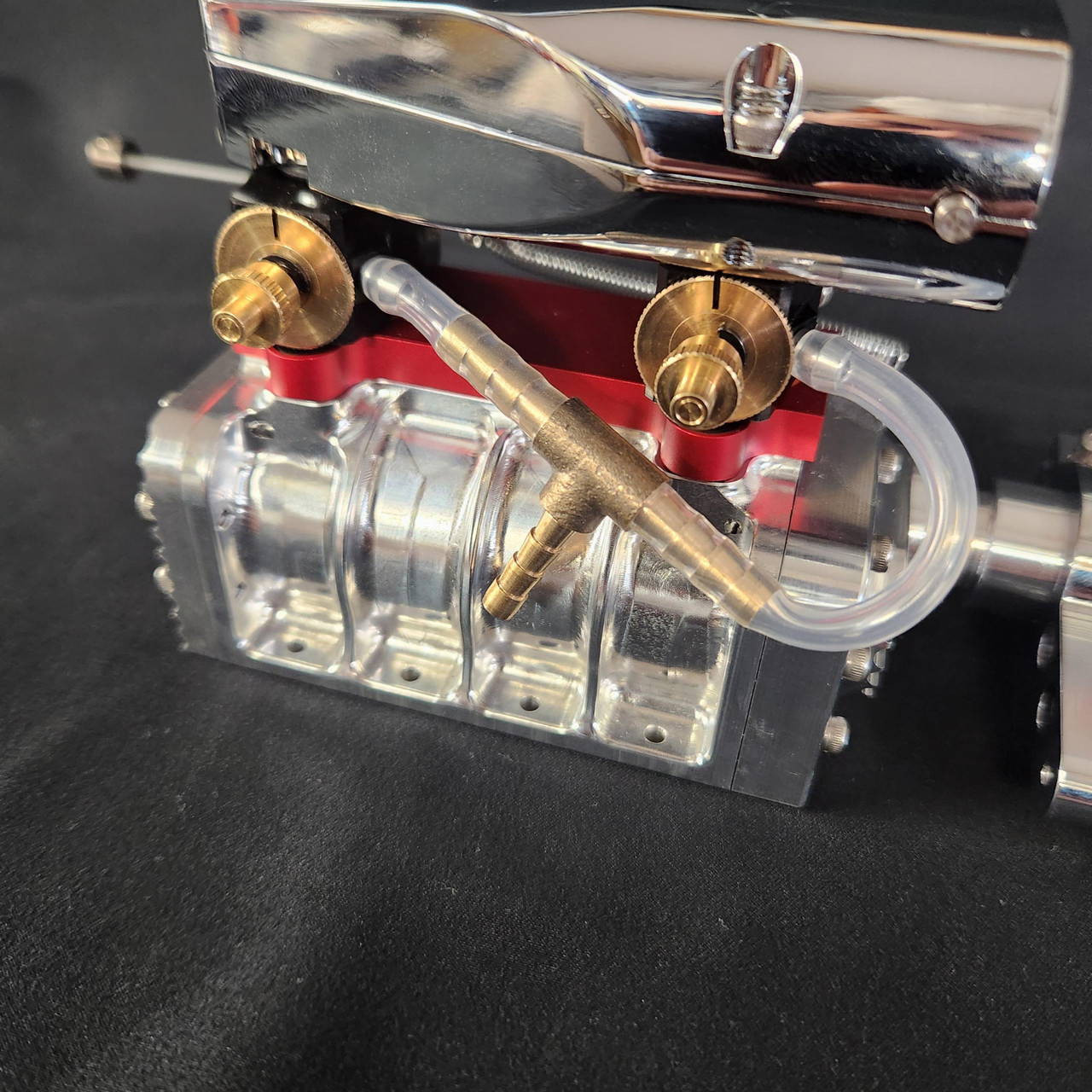 1/4 Scale V8 Supercharger Set with Chrome Scoop