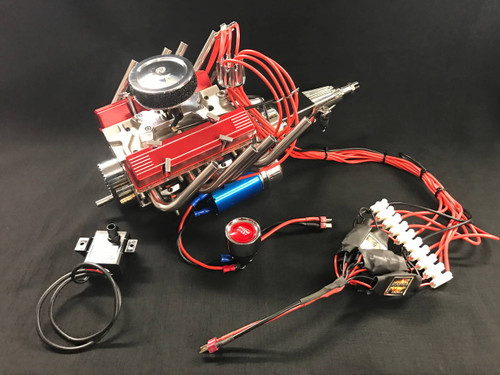 1/4 Scale V8 Engine with Single Carburetor