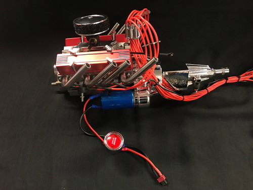 1/4 Scale V8 Engine with Single Carburetor