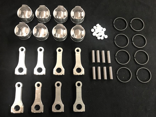 1/4 Scale V8 Pistons/Rings/Conrods/Pins (8) Set