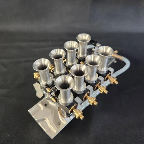 1/4 Scale 8 Carburettor Set with Intake Manifold