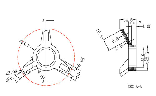 1/4 Scale Knock Off Wheel nuts (2)