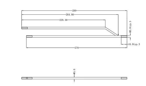 1/4 Scale Model T Side Brace Long (1)