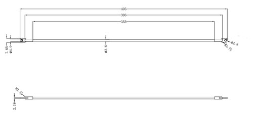 1/4 Scale Model T Window Rod (1)