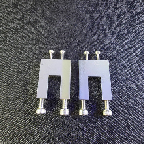 Servo Mounts with Hardware Chrome (2)