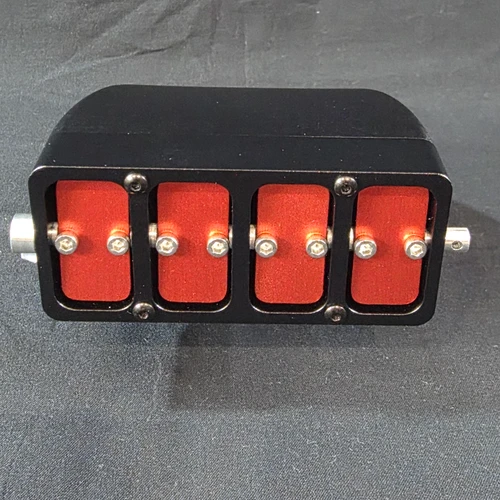 1/4 Scale V8 Aluminium Quattro Injector Hat Black