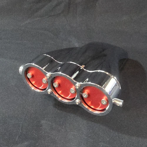 1/4 Scale V8 Aluminium Triple Injector Hat Chrome