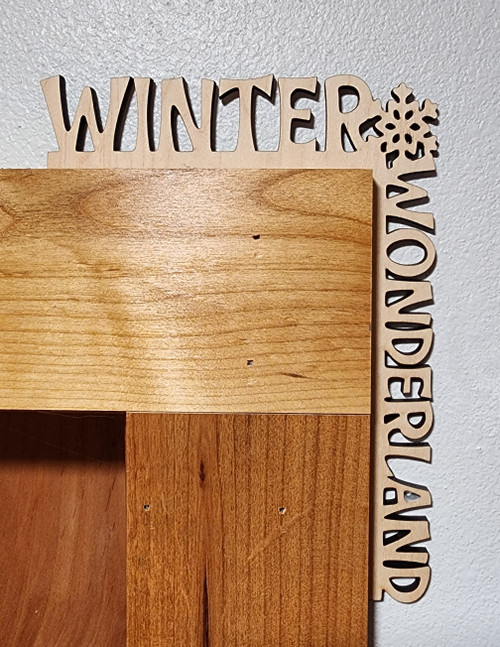 Winter Wonderland Christmas Door Corner