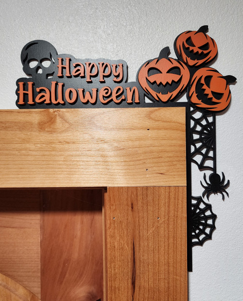 Happy Halloween 2 Layer Door Corner