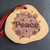 Peace cedar round christmas ornament