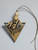 Blue and Gold mountain triangle car freshener