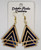 Triangles -Birch -Blue Gold