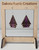 Triangles -Walnut -Purple Blooms