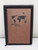 adventure awaits world map design engraving on brown notebook journal in box