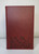 wildflowers engraving on red notebook journal