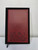 wildflowers engraving on red notebook journal in box