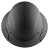 LIFT DAX Matte Black Carbon Fiber Full Brim Hard Hat