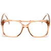 Pyramex Monitor Safety Glasses with Side Shields - Clear Lens - Caramel Frame
