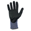 General Electric ANSI A3 Cut Resistant Foam Nitrile Coated Gloves - Black/Blue - GG223 - Pack of 12 Pairs