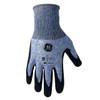 General Electric ANSI A3 Cut Resistant Foam Nitrile Coated Gloves - Black/Blue - GG223