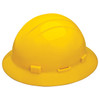 ERB Safety Americana Full Brim Slotted Hard Hat 4-Point Ratchet Suspension