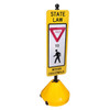 XL Tip-n-Roll Portable Pole Sidewalk Sign Holder - XL-PP3