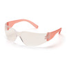 Pyramex Mini Intruder Safety Glasses - Clear Lens - Assorted Temple Colors - Case of 12