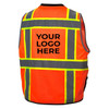 Custom Pyramex RVZ44B Type R Class 2 High-Vis Two-Tone Black Bottom Mesh Safety Vest