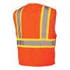 Custom Pyramex RVHL27 Type R Class 2 High-Vis Breakaway Mesh Safety Vest