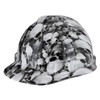 Black Rugged Blue Custom Hydrographic Skulz Black/White Hard Hat