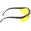 MCR Klondike KD1 Series Safety Glasses - Black Frame - Amber Lens