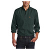 Green Riggs Workwear by Wrangler Twill Work Shirt - 3W501