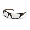 clear Carhartt Men's Carbondale Safety Glasses