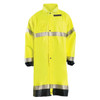 OccuNomix Type R Class 3 High-Vis 48" Extended Length Rain Coat - LUX-TJRE