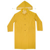 Custom Leather Craft - 2 Piece Yellow Rain Trench Coat R105