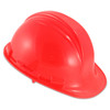 high vis red North Peak A79R 4-Point Ratchet Suspension Hard Hat