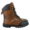 Rugged Blue 8" Jackson Soft Toe Work Boots - Brown