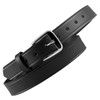 Black Boston Leather 1-1/4" Garrison Leather Belt